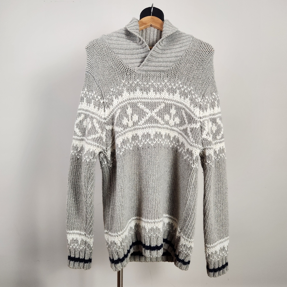 P.O.V. crossover-neck wool sweater
